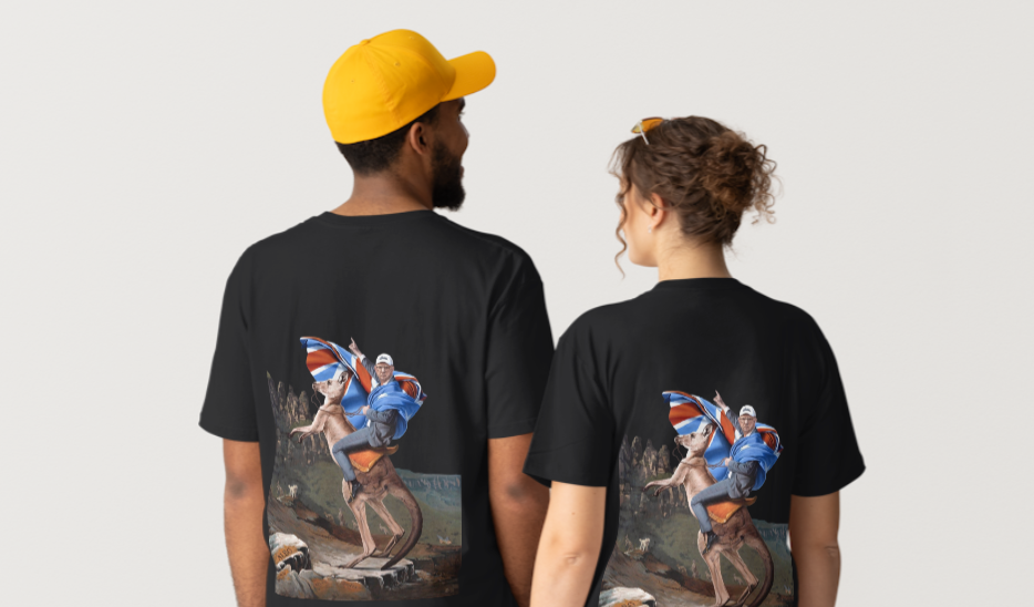 Emperor Australis Back Print Tee back view